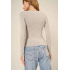 Rhythm Boat Neck Long Sleeve