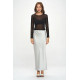 Gasa Cielo Stretch Mesh Long Sleeve Top