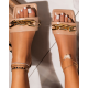 Glimmer Chain Slippers