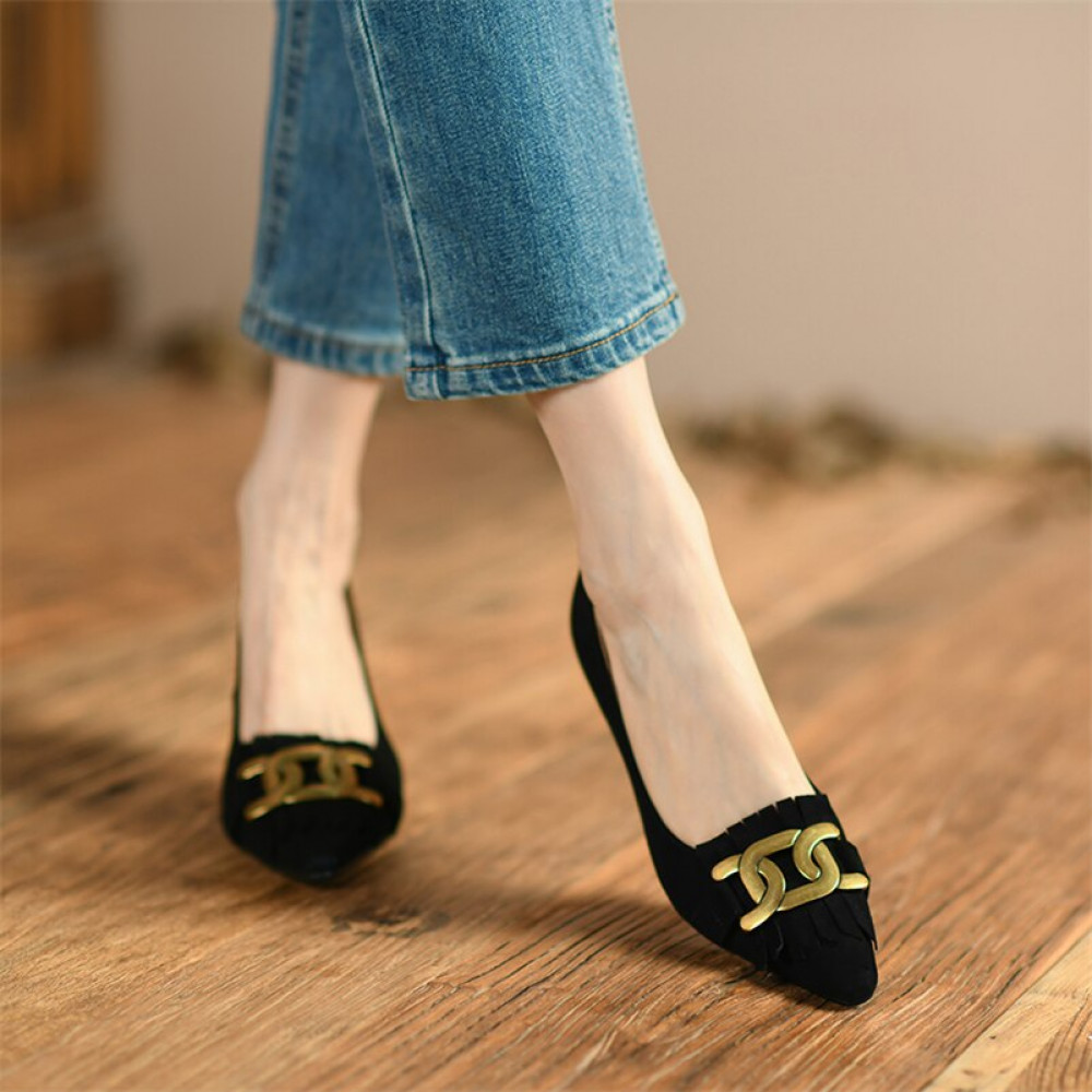 Chaleur Leather Heels