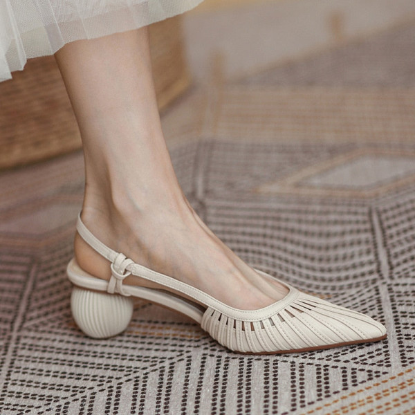 Silk Symmetry Sandals