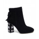 Alba Crystal Suede Heels