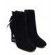 Alba Crystal Suede Heels