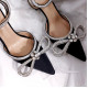 Satén Crystal Heels