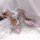 Satén Crystal Heels
