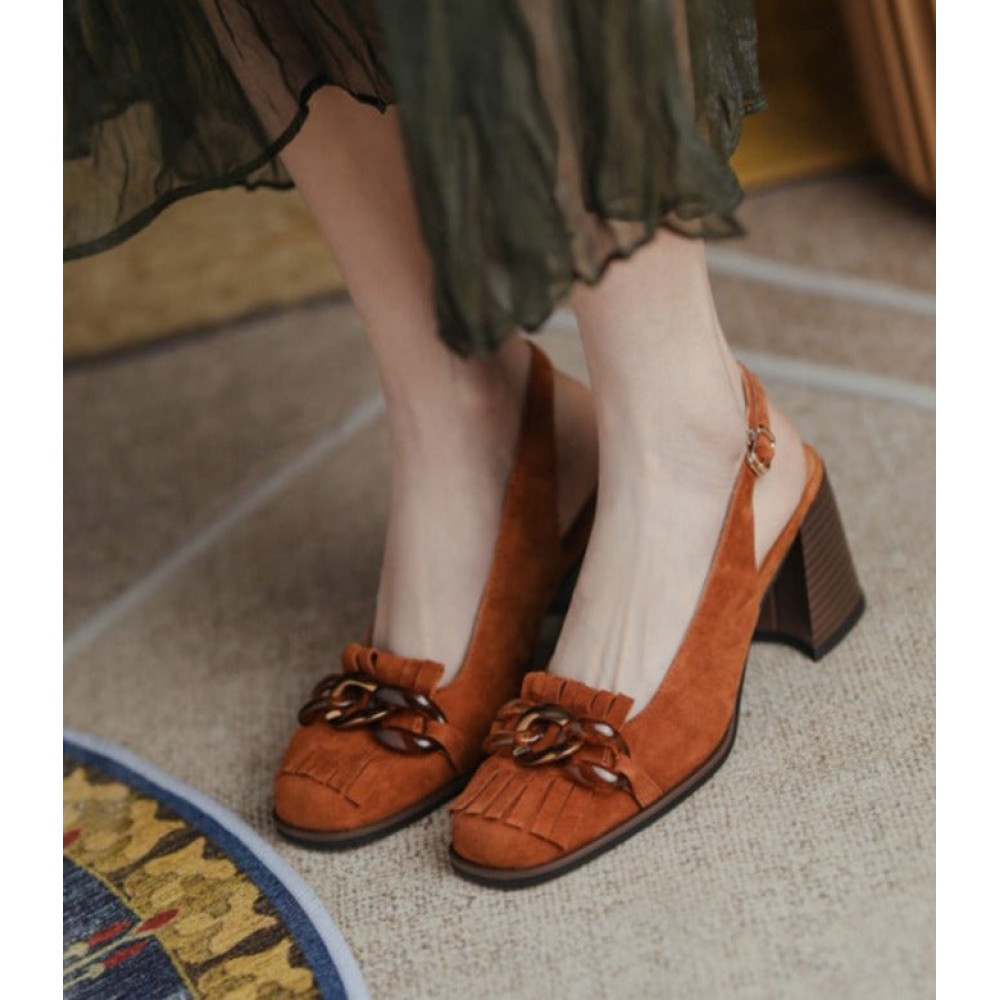 Brisa Suede Heels