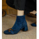 Gloria Leather Ankle Boots
