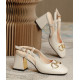 Minuit Vintage Thick Heels