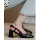 Minuit Vintage Thick Heels