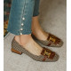 Muse Check Loafers